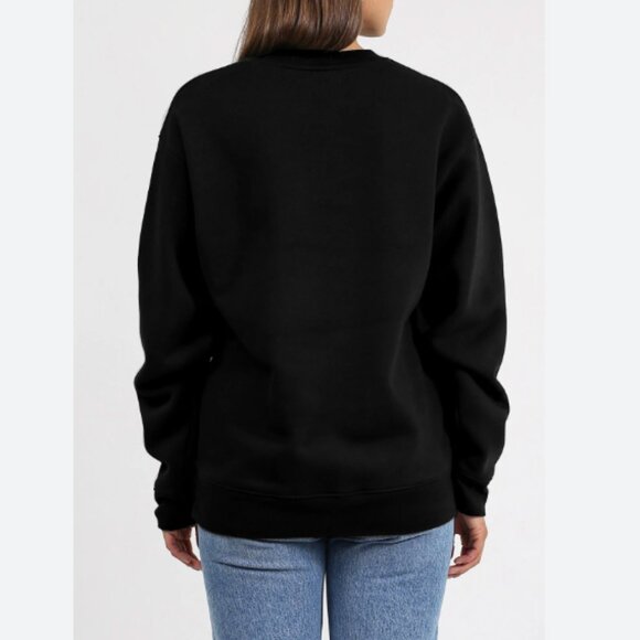 Brunette The Label Black Crew Neck Sweater - Picture 2 of 6